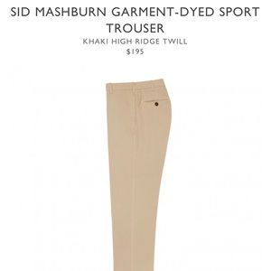 Sid Mashburn Pants size 32